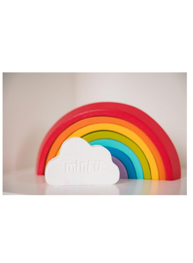 Mini U Cloud Bath Bombs, Rainbow Trail Bath Bombs for Kids, Vegan & Cruelty Free, Non Toxic - Image 4