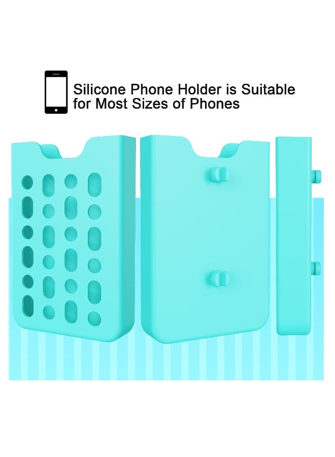 Phone Holder Fit for Bogg Bag, Universal Lightweight Durable Insert Case, Phone Case Holder Accessories, Soft Silicone Phone Accessories Compatible with Tote Bag ( Blue)  - Image 3