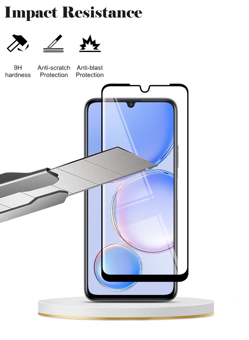 Techie حماية شاشة زجاجية مقساة كاملة تغطي 10H صلابة HD لهاتف هواوي نوفا Y71 - مضادة للخدوش، مضادة لبصمات الأصابع، وتقنية خالية من الفقاعات - Image 5