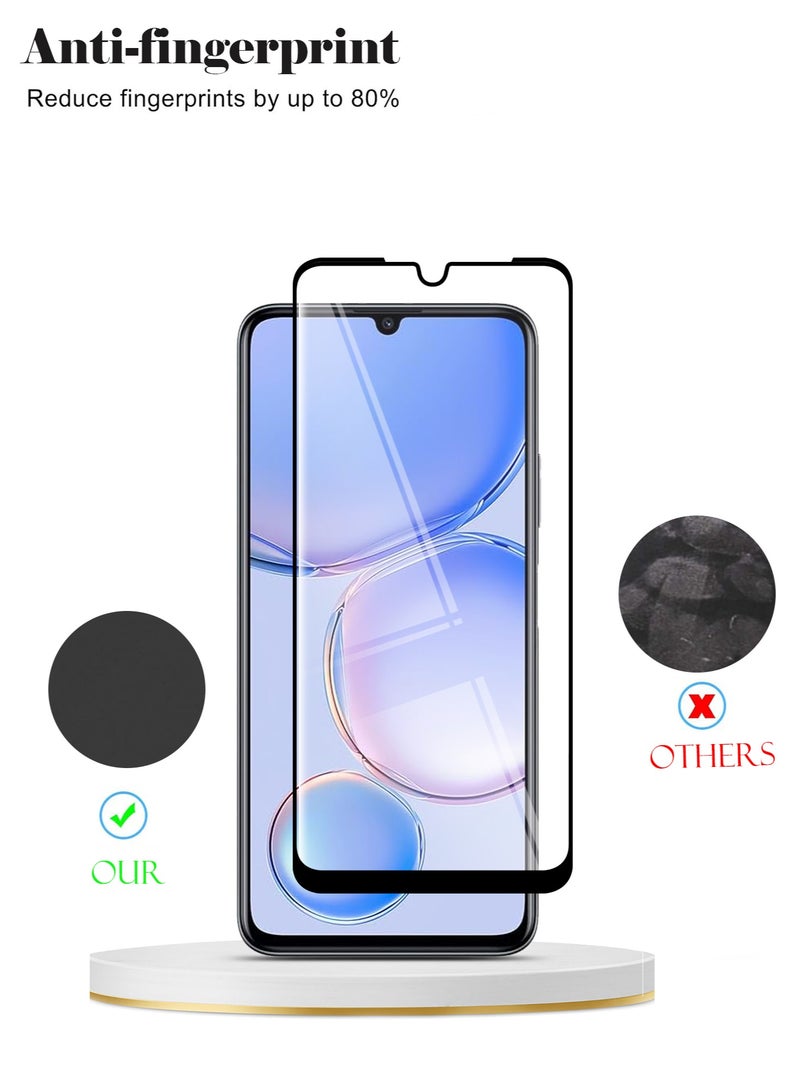 Techie حماية شاشة زجاجية مقساة كاملة تغطي 10H صلابة HD لهاتف هواوي نوفا Y71 - مضادة للخدوش، مضادة لبصمات الأصابع، وتقنية خالية من الفقاعات - Image 2