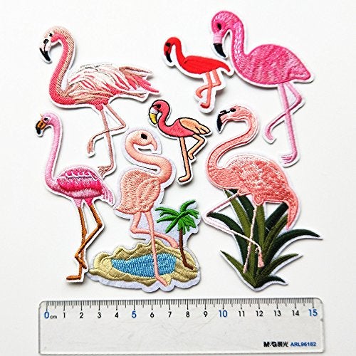 Mo Sheng Accessory 25pcs DIY Embroidery Birds Horses Patches Mix Patterns Iron On/Sew On Applique for Clothes Backpacks T-Shirt Jeans Skirt Vests Scarf Hat Bag (Style 3) - Image 5