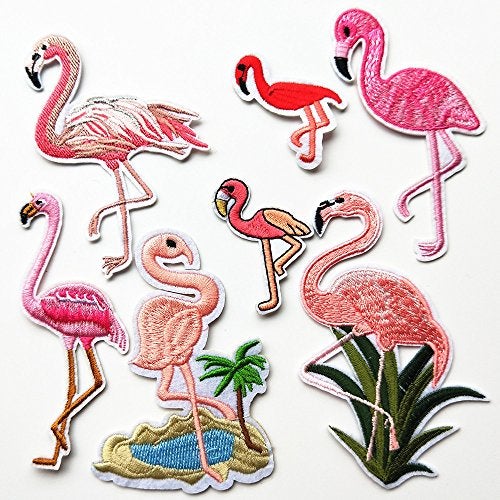 Mo Sheng Accessory 25pcs DIY Embroidery Birds Horses Patches Mix Patterns Iron On/Sew On Applique for Clothes Backpacks T-Shirt Jeans Skirt Vests Scarf Hat Bag (Style 3) - Image 2