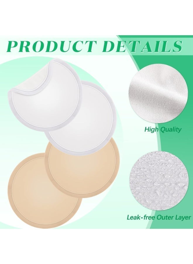 Bukela 4Pcs Castor Oil Pack Wrap Breast, Large Castor Oil Compress Wrap Reusable Organic Cotton Breast Pad for Women Less Inflammation Pain Fibrocystic Soft Nursing Pads Kit - Image 4