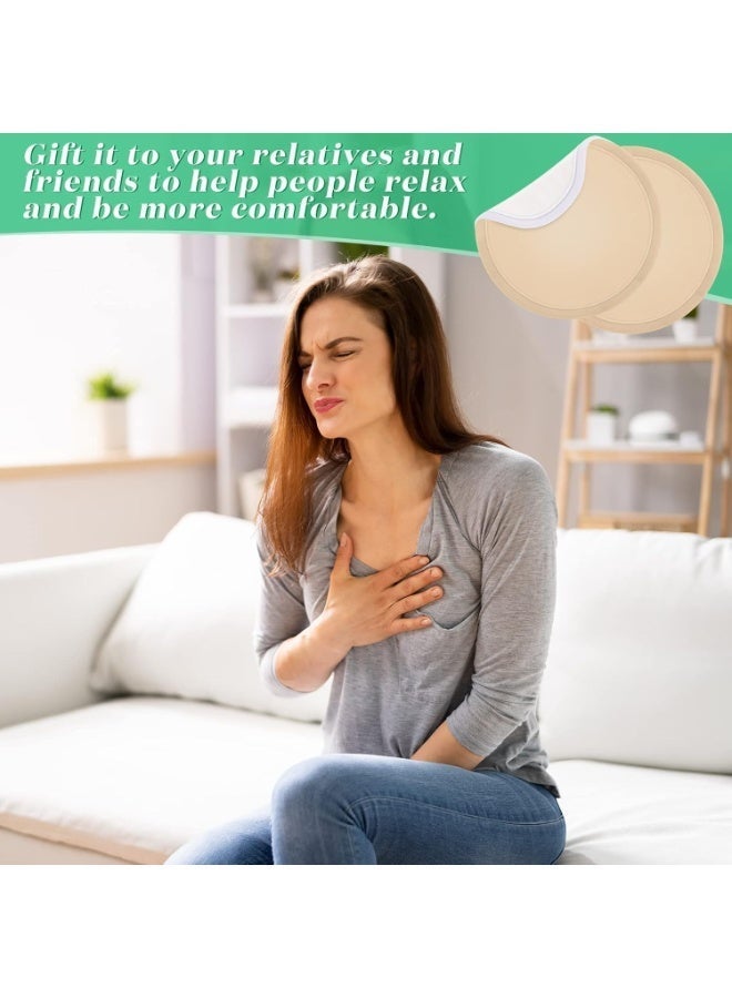 Bukela 4Pcs Castor Oil Pack Wrap Breast, Large Castor Oil Compress Wrap Reusable Organic Cotton Breast Pad for Women Less Inflammation Pain Fibrocystic Soft Nursing Pads Kit - Image 5