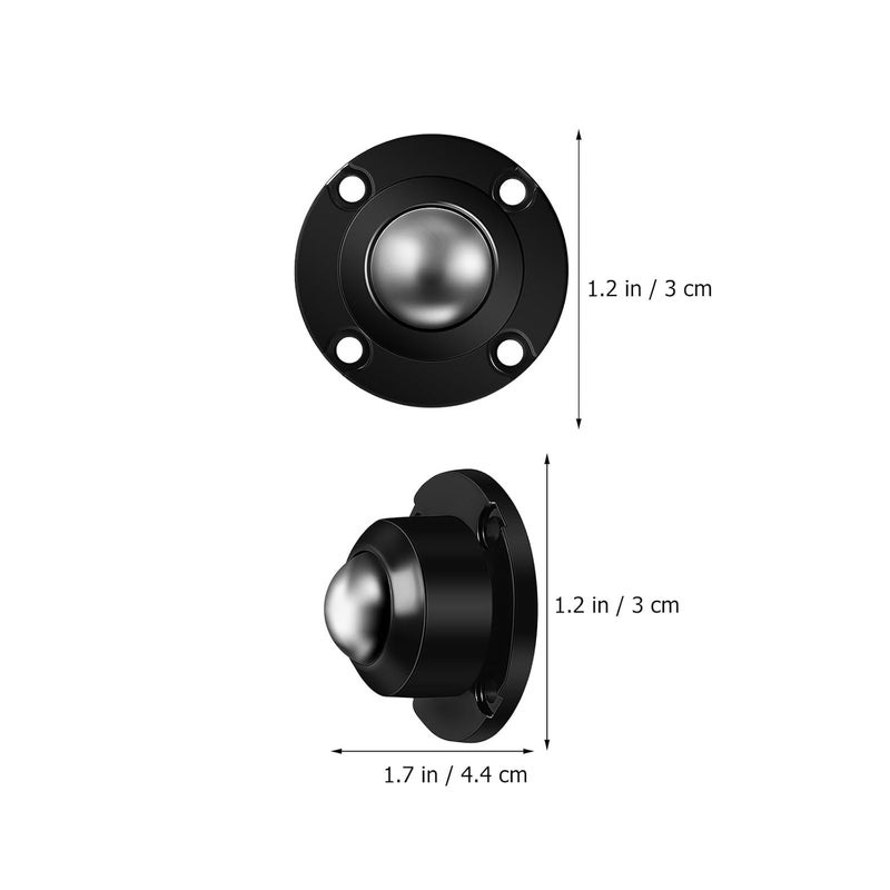 8 قطع عجلات كاستر لاصقة صغيرة دوارة ثقيلة الوزن صامتة وسلسة للأثاث - Image 4