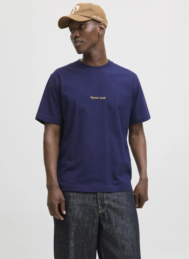 Casual Regular Fit Crew Neck T-Shirt
