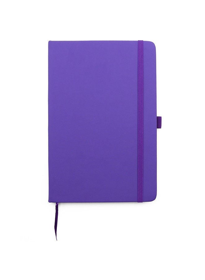 Giftmate A5 PU Leather Notebook  with 80 single-lined pages | Leather Notebook | Hard Cover Notebook | Office Notebook | Hard Cover Notebook | Leather Cover Notebook - Image 1