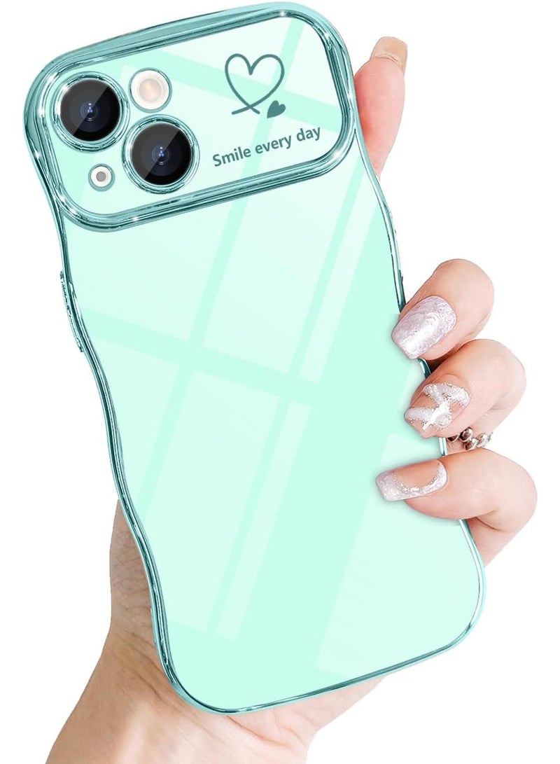 Y&D Suitable For Iphone 14 Electroplated Love Large Window Wave Drop Resistant Phone Case - Image 1