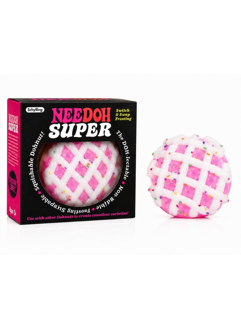Needoh Waffle Squishy Toy for Stress Relief – Handmade Soft Squishy Waffle Fidget Toy for Kids & Adults Desk Toy for Anxiety Relief Slow Rising Squeeze Toy
