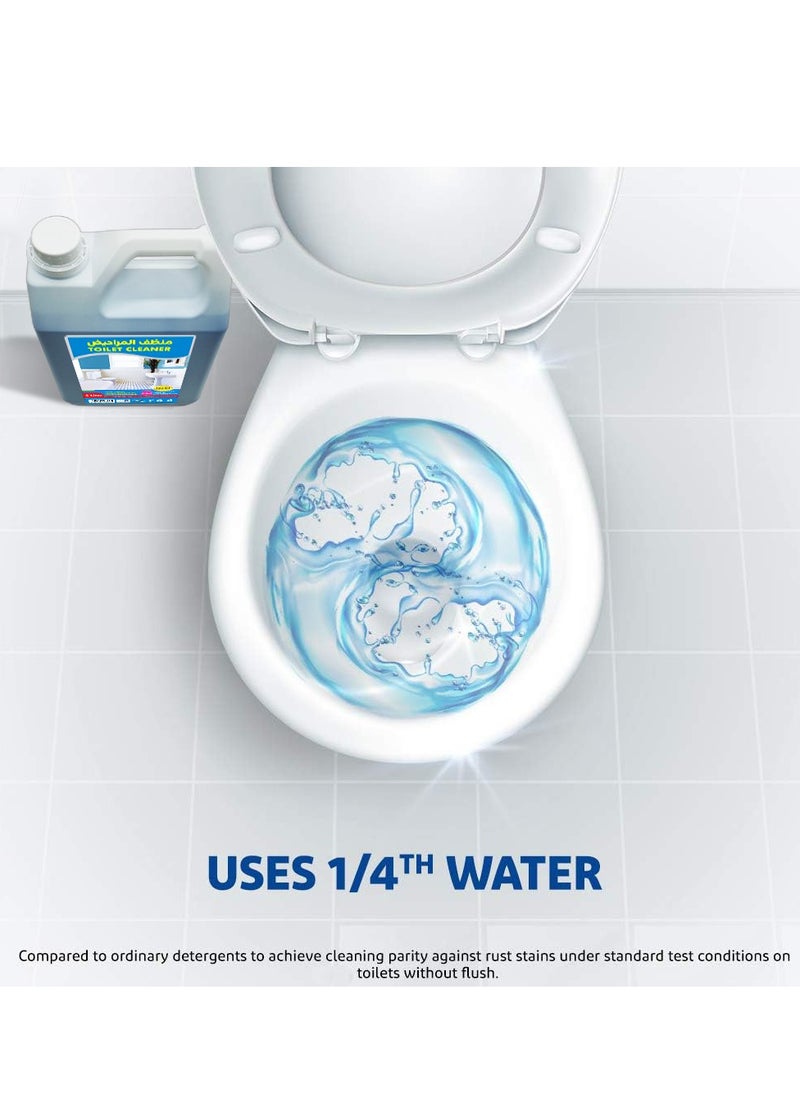 Lotus Alwadi - Lotus Alwadi liquid Toilet Bowl Cleaner, Country Scent, 5 Liter (Box of 3) - Image 1