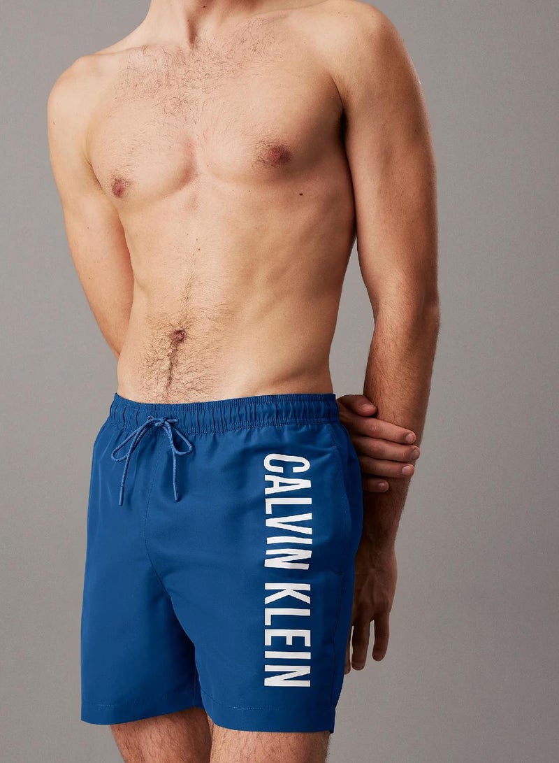 CALVIN KLEIN Medium Drawstring Swim Shorts - Intense Power - Image 3