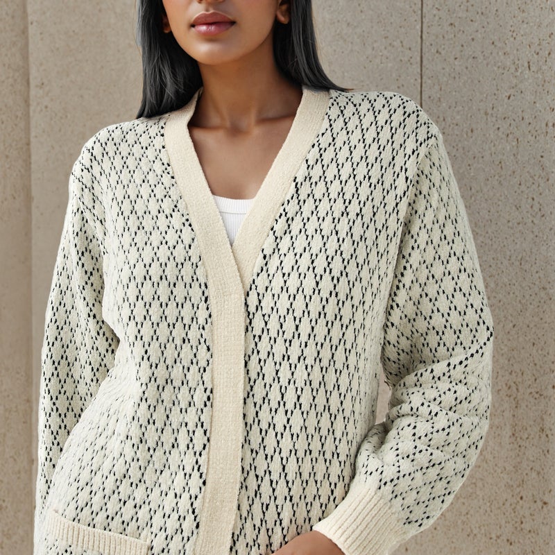 2Xtremz Textured Longline Cardigan - Image 3