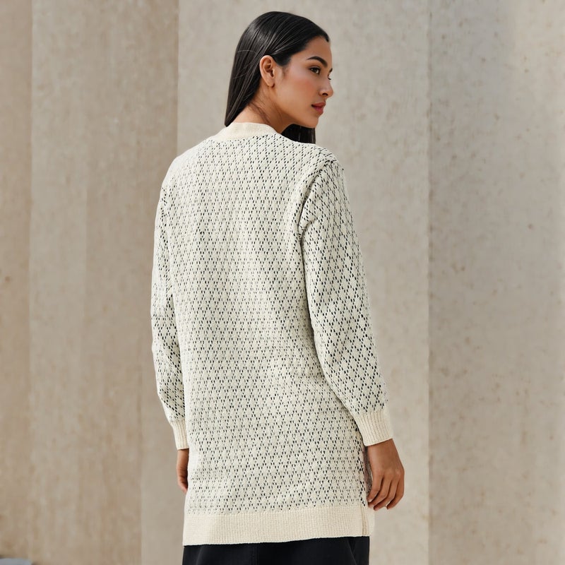 2Xtremz Textured Longline Cardigan - Image 4
