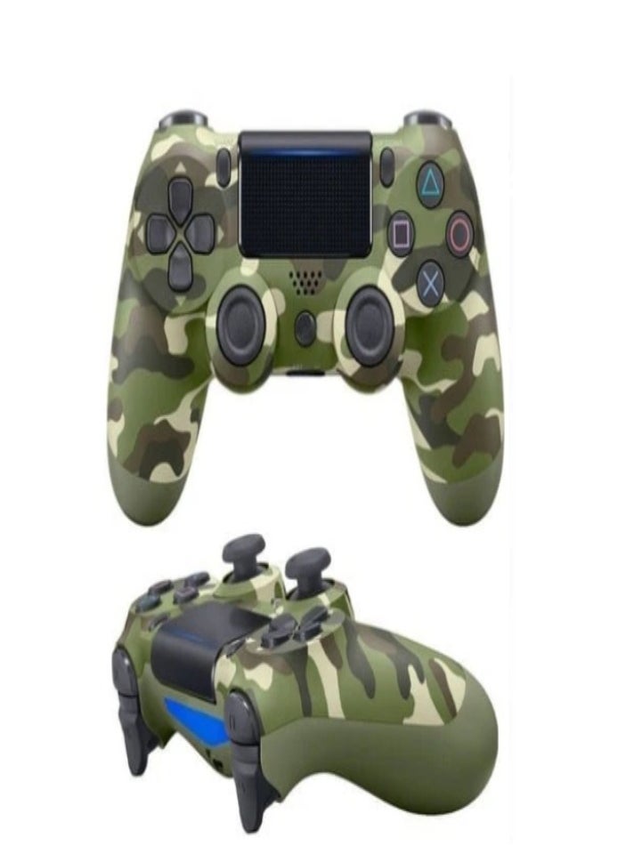XVersion - Wireless Bluetooth Game Xversion Controller Double Shock Bluetooth - Compatible Gamepad for PC, Laptop & Computer – Camouflage Green - Image 1