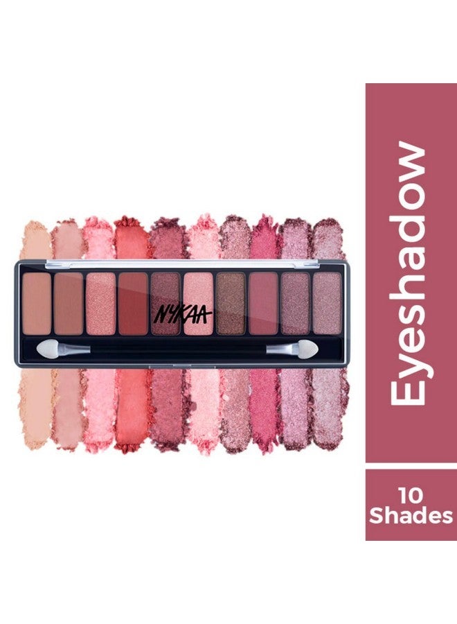 Nykaa Cosmetics Eyes On Me 10-in-1 Eyeshadow Palette, Sundowner Stunner, 1 pc - Intense Pigment Eye Makeup - Long-Wearing Eye Shadow, Easy to Blend - Image 2