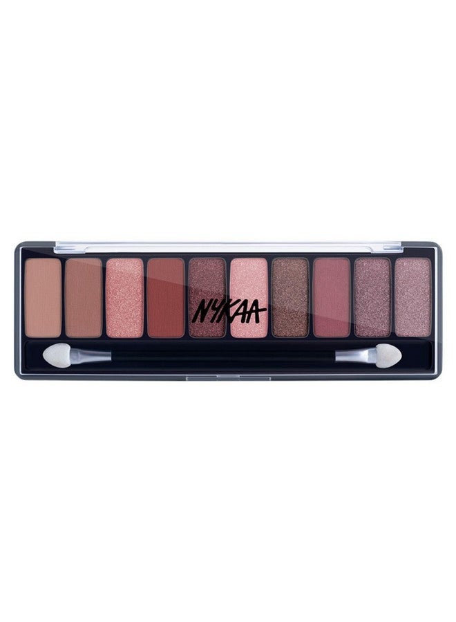 Nykaa Cosmetics Eyes On Me 10-in-1 Eyeshadow Palette, Sundowner Stunner, 1 pc - Intense Pigment Eye Makeup - Long-Wearing Eye Shadow, Easy to Blend - Image 1