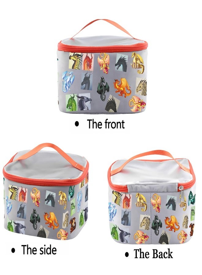 PXTIDY Dragon Novel Inspired Gift Fantasy Novel Dragon Cosmetic Organizer Bag Dragon Tribes For Dragon Lovers - Image 5