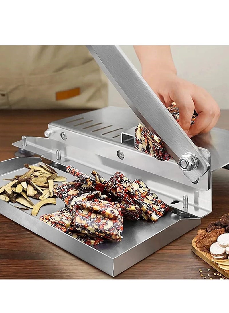 Generic - Manual Meat Cutting Machine Manual Household Stainless Steel Bone Cutting Machine Chicken Lamb Ribs Herbs and Pastries Cutter - Image 1
