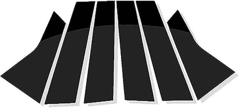 Wivplex Glossy Black Window Pillar Posts for Accord Sedan - Image 1