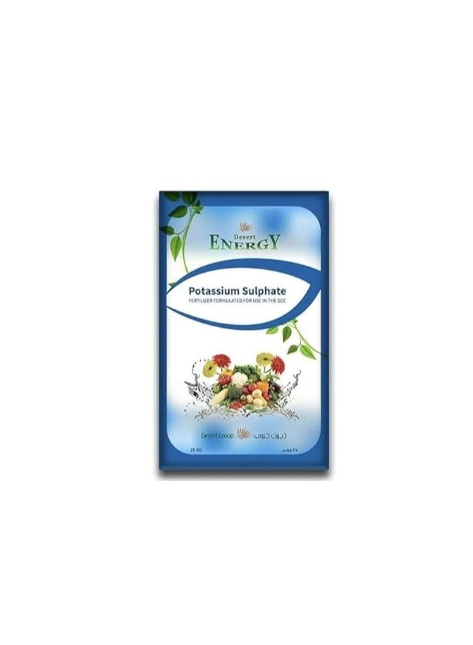 Generic Desert Energy® Potassium Sulphate NPK & S (0-0-50-17) Powder Fertilizer For Use In the GCC "Garden Care" (1Kg) 