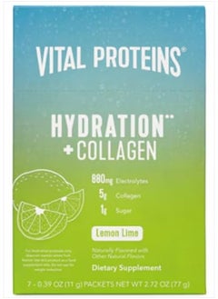 , Hydration Collagen Lemon Lime, 0.39 Ounce, 7 Pack