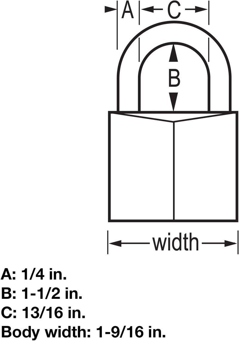 MasterLock Black Covered Aluminum Lock, Gym Locker Lock with Key, Outdoor Padlock with Long Shackle for Gates, Fences, Toolboxes, and More,141DLF - Image 4