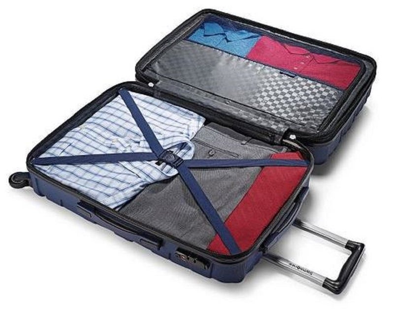 Samsonite Ziplite 3.0, 20in Carry-on, Hardside Spinner Luggage telescoping_handle(Deep Purple) - Image 2