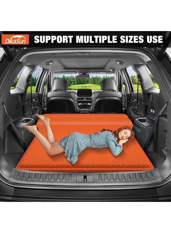 DikaSun SUV Air Mattress, Self-Inflating Memory Foam Car Bed Mattress for SUV, Travel Camping Car Sleeping Pad with Storage Bag - Image 2