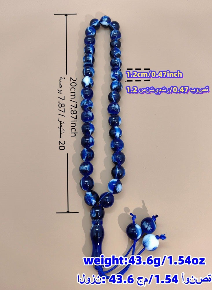 3 عبوات/33 خرزة من الراتنج/تسبيح/12 ملم - Image 3