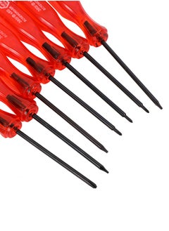LAWAZIM Mini Screwdriver - 7 Piece, Red - Precision Philips & Torx Star Screwdrivers for Electronics, Watches, Jewelry, and PCs - Durable Lightweight Professional Repair Tool Kit for Small Screws  - Image 2