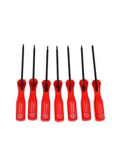 LAWAZIM Mini Screwdriver - 7 Piece, Red - Precision Philips & Torx Star Screwdrivers for Electronics, Watches, Jewelry, and PCs - Durable Lightweight Professional Repair Tool Kit for Small Screws  - Image 3