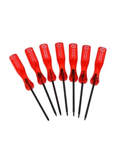 LAWAZIM Mini Screwdriver - 7 Piece, Red - Precision Philips & Torx Star Screwdrivers for Electronics, Watches, Jewelry, and PCs - Durable Lightweight Professional Repair Tool Kit for Small Screws  - Image 4