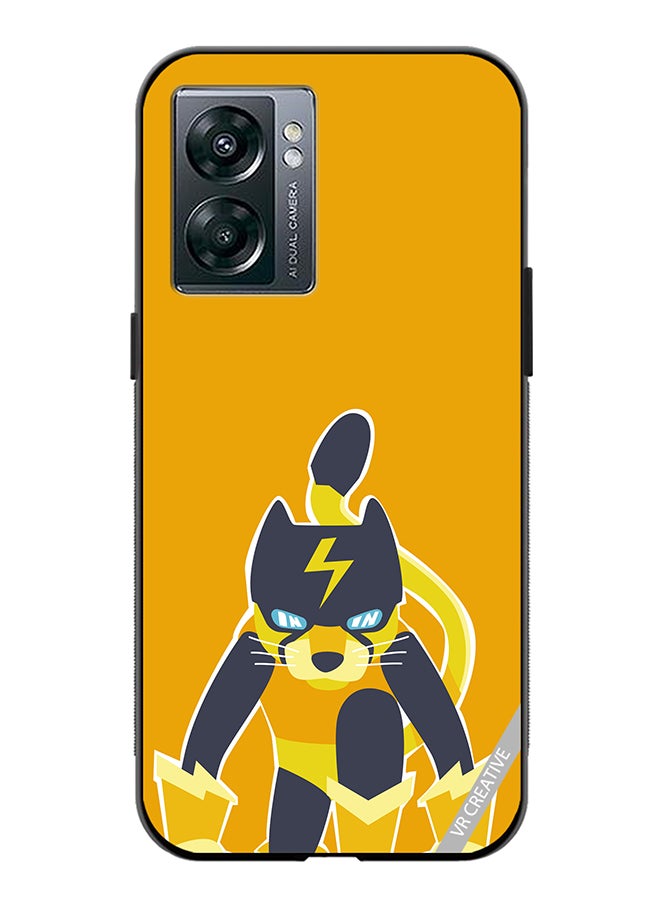 VR CREATIVE Protective Case Cover For Oppo A57 5G Super Cat Design Multicolour - Image 1