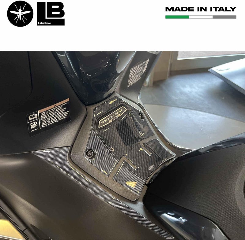 labelbike ملصقات ريزين ثلاثية الأبعاد من لابل بايك للزينة والحماية للدراجات النارية والسكوترات، متوافقة مع ياماها تماكس 2022-2024 - Image 4