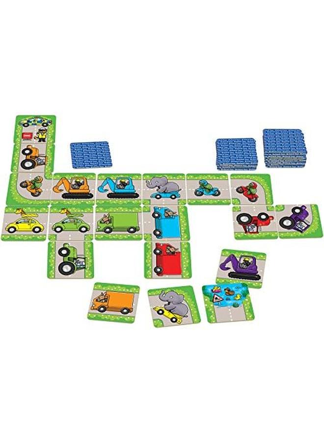 Follow That Car Matching Game Multi Color