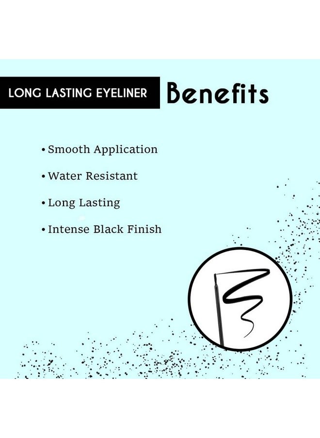 matt look Long Lasting Waterproof Eyeliner With Intense Matte Finish, Quick Drying, Smooth Application, And Smudgeproof Formula, 8Ml  - Image 3