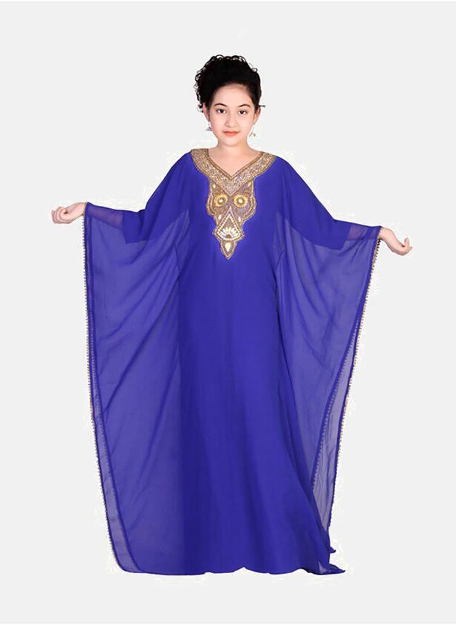 Styli - V Neck Embellished Kaftan - Image 1