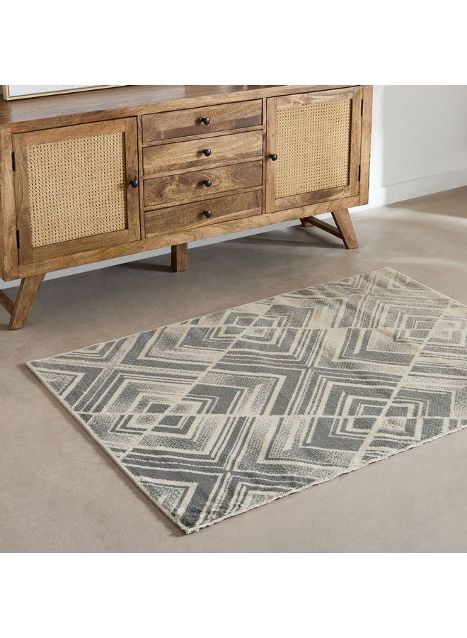 Home Box Mahreen Bloom Stain Resistant Polypropylene Rug 110 x 160 cm  - Image 1