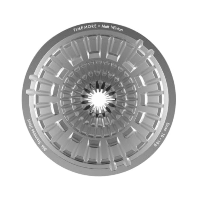 Pour Over Coffee Dripper for home brewing, stainless steel, black, anti-channeling lattice design with 01 filter compatibility and 10-18g dose capacity - Image 3
