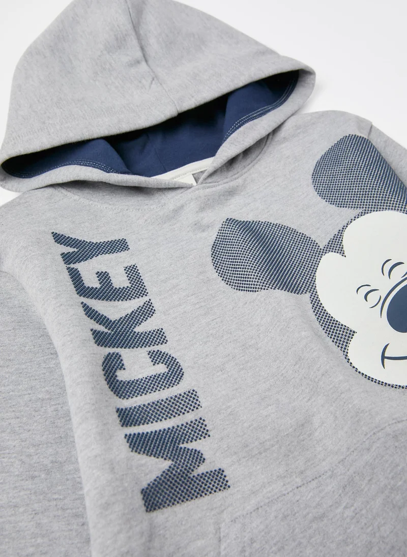 Zippy Zippy Cotton Hooded Sweatshirt For Boys - Grey