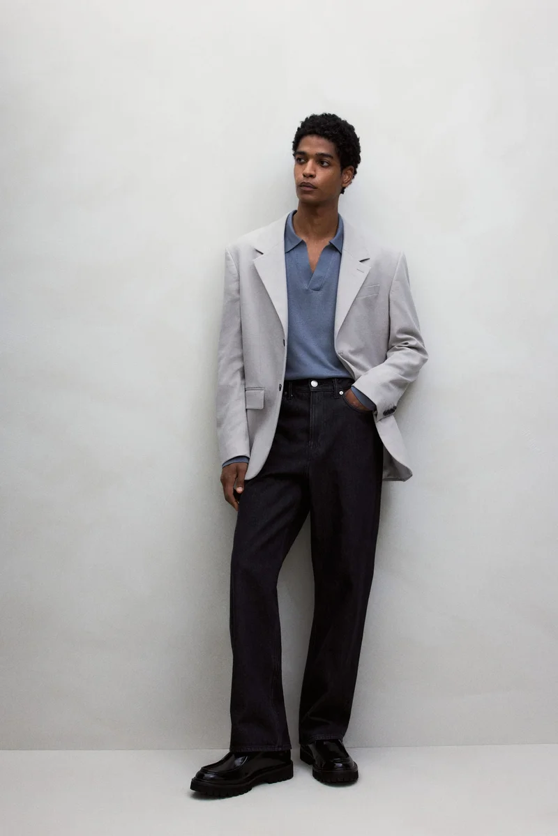اتش اند ام Relaxed Fit 5-pocket twill trousers