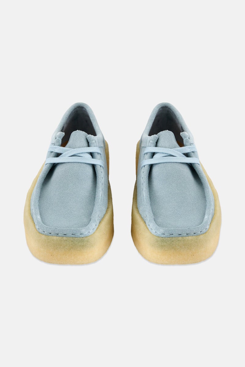 clarks Women Standard Wallabee Cup Lace Up Shoes, Sky Blue  - Image 4