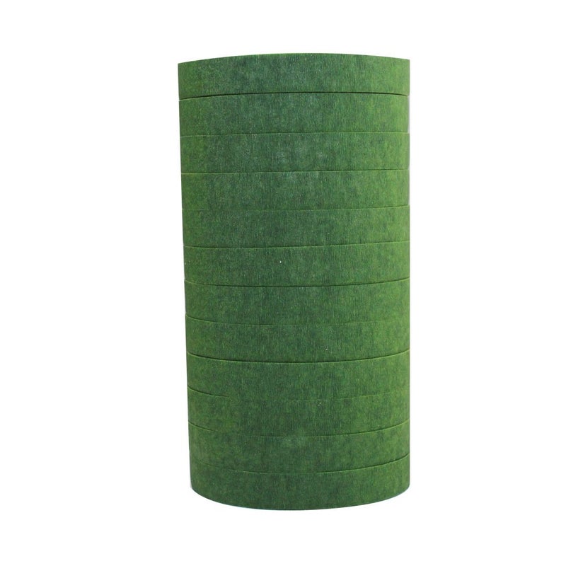 Decora a Dozen 1/2-inch by 30 Yard Dark Green Floral Tape for Bouquet Stem Wrap Floral Arranging Craft Projects Corsages, Wedding Bouquet - Image 2