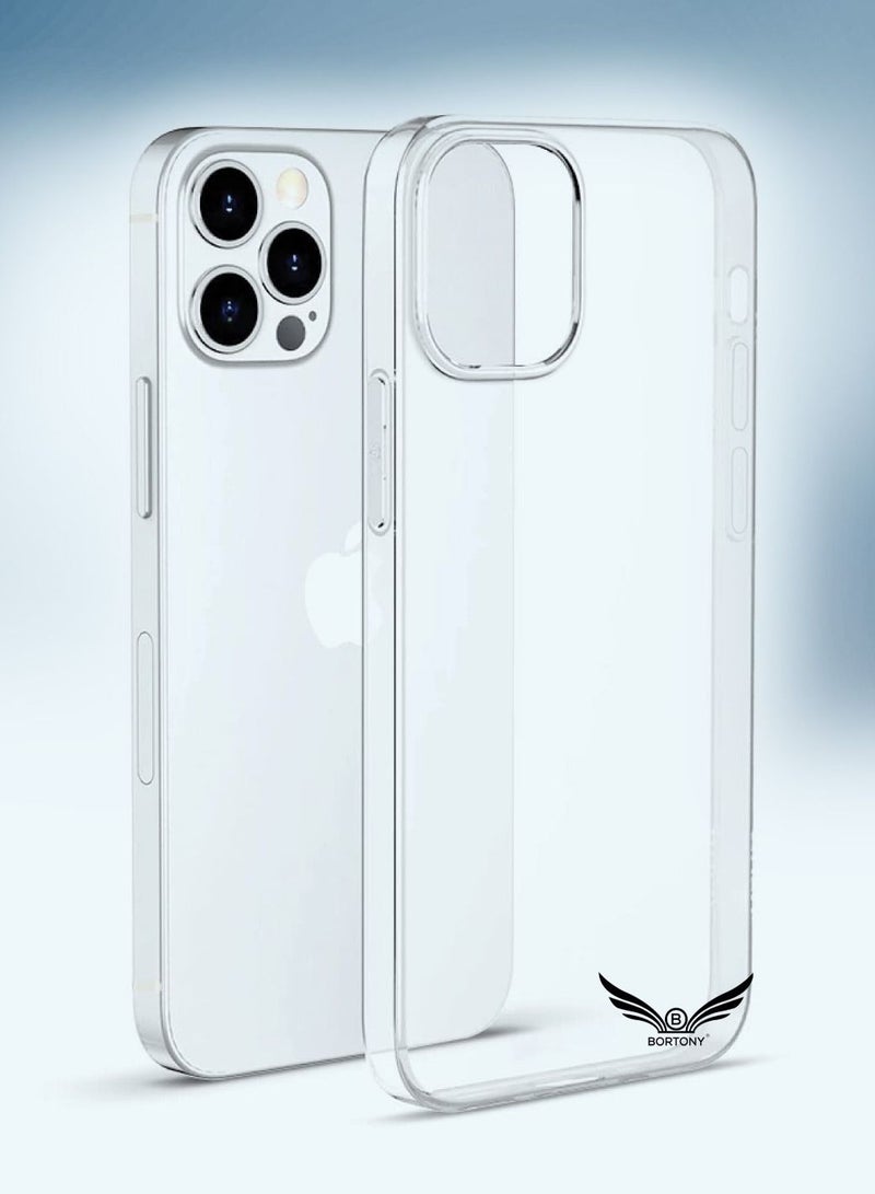 BORTONY Protective Case Cover for iPhone 14 Pro 6.1 Inch Ultra Slim Clear Soft TPU Material Shockproof Protection Anti-Scratch Cover Designed for Apple iPhone 14 Pro - Image 1