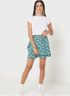 Ditsy Floral Printed Skirt