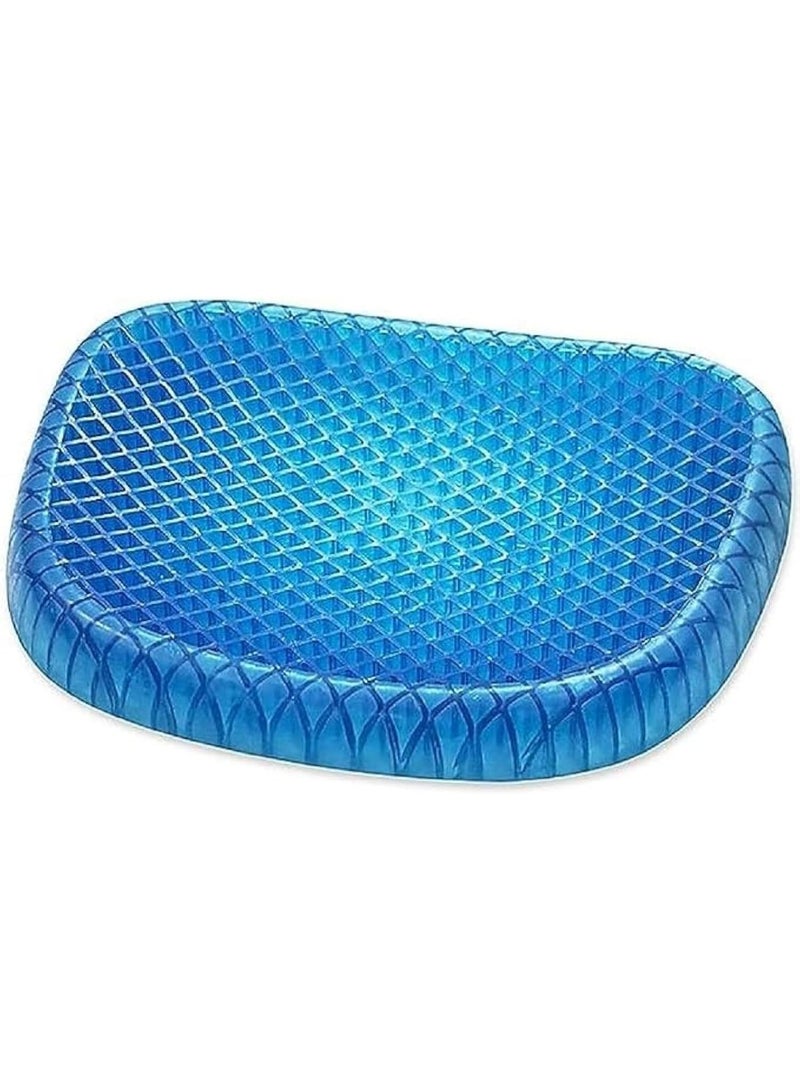 Generic Gel Seat Cushion for Sitting | Orthopedic Cooling Gel Cushion for Back & Tailbone Pain Relief | Pressure Relief Gel Pad for Office Chair, Car Seat & Wheelchair - Image 1