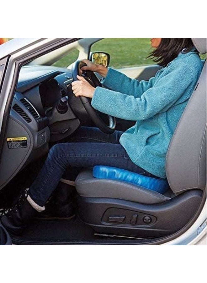 Generic Gel Seat Cushion for Sitting | Orthopedic Cooling Gel Cushion for Back & Tailbone Pain Relief | Pressure Relief Gel Pad for Office Chair, Car Seat & Wheelchair - Image 3