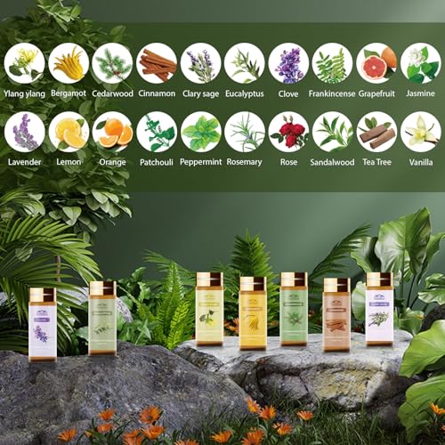 BlissfulBlend Pure Essential Oils for Diffusers for Home, Skin, Candle and Soap Making, 20 Scents - Tea Tree, Lavender, Lemon, Peppermint, Eucalyptus, Cinnamon, Rose and More, Aromatherapy Oils/ 5 ML - Image 4