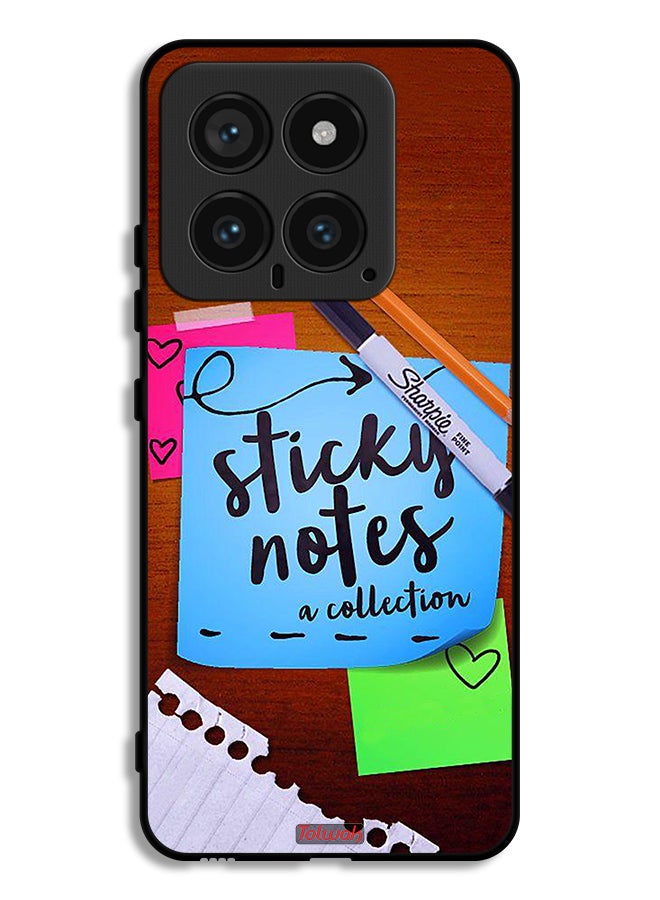 Tolwak Xiaomi 14 Protective Case Cover Sticky Notes - Image 1