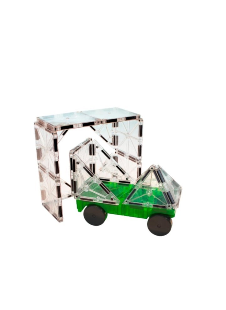 Vitacelli - "Magna-Tiles Cars 2-Piece Expansion Set - Magnetic Building Tiles for Creative Play & Vehicle Construction - Compatible with Magna-Tiles" - Image 1